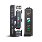 OXBAR SVOPP DEVICE KIT  The Oxbar Svopp Device Kit seamlessly connects with the Oxbar Svopp 16K Pods by simply sliding them together. It features a powerful 1100 mAh USB Type-C rechargeable battery, providing long-lasting vaping sessions.
